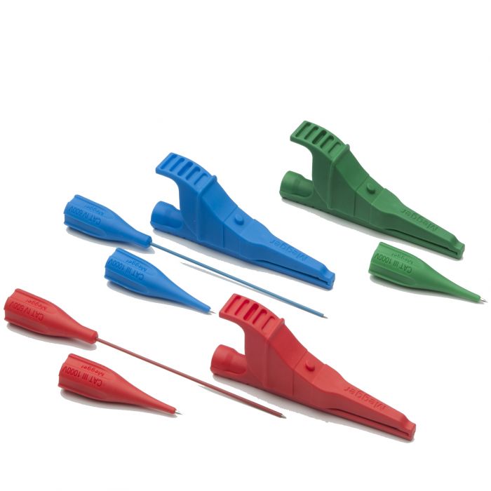 Megger Red, Blue, Green Probes & Clips for MFT Testers - 1002-490, Image 1 of 1