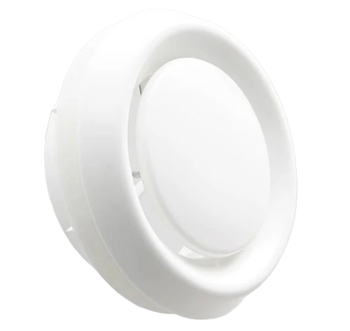 Manrose 200mm/8 Internal Round Circular Air Diffuser With Round Spigot And Adjustable Central Disc - 1259, Image 1 of 1