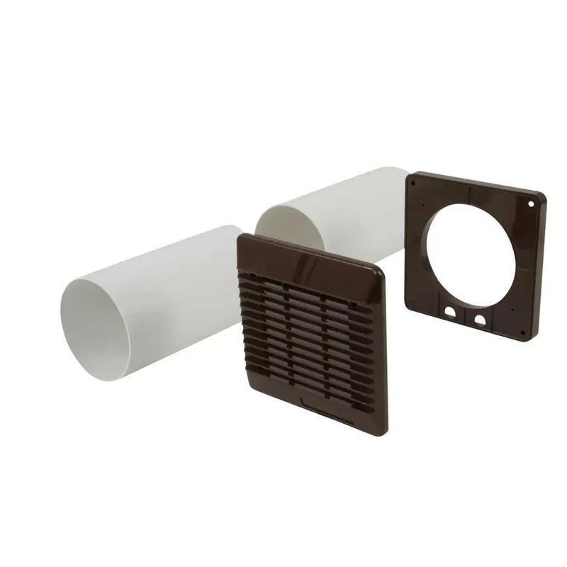 Vent-Axia 100mm 4" Wall Fitting Kit in Brown - 254100, Image 2 of 2