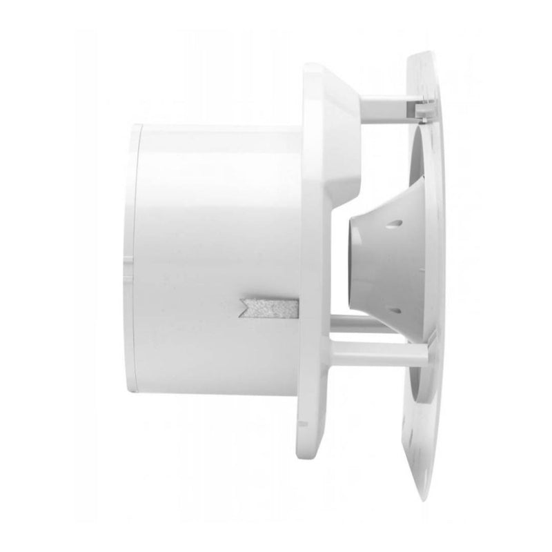 Xpelair C6HTS Simply Silent Contour 6/150mm Square Extractor Fan w/ Humidistat And Timer - 93176AW, Image 4 of 4