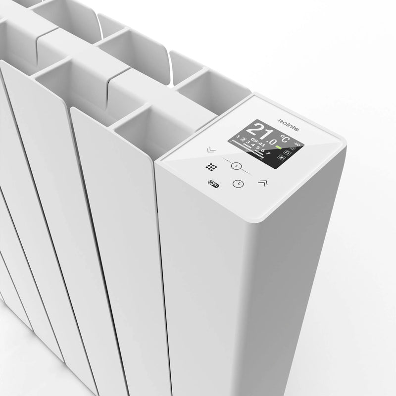 Rointe Belize 1300W Short Electric Radiator with WiFi - White - BRI1300RADC, Image 2 of 4