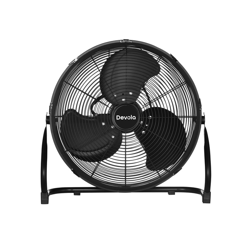 Devola Floor Fan 16 Black - DV16FFB, Image 1 of 2