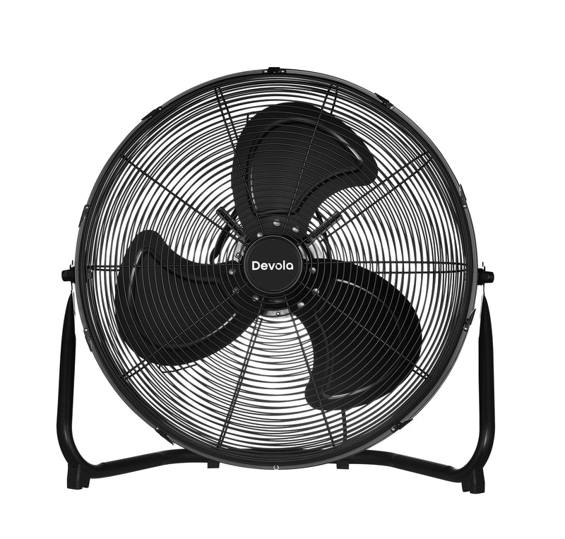 Devola High Power 80W 3 Speed 20-inch DC Floor Fan - Black - DV20FFB, Image 1 of 2