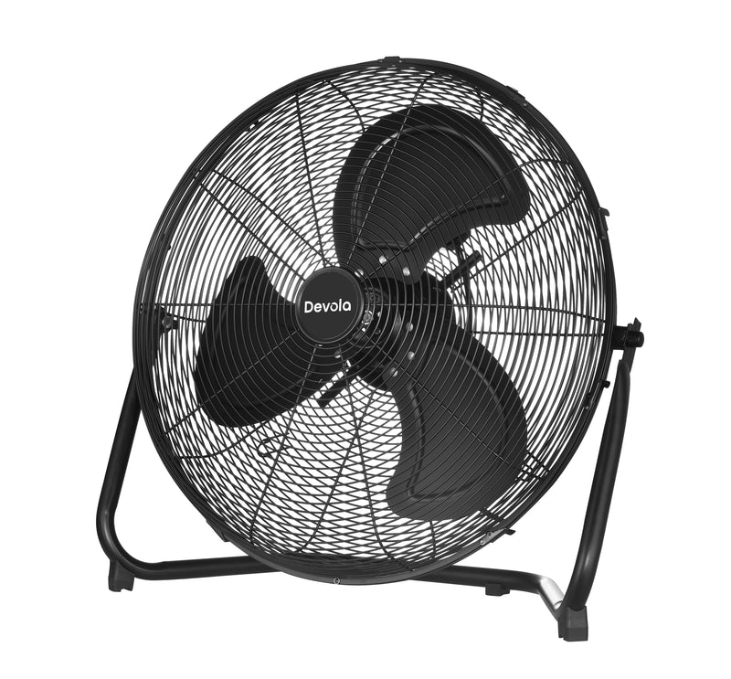 Devola High Power 80W 3 Speed 20-inch DC Floor Fan - Black - DV20FFB, Image 2 of 2