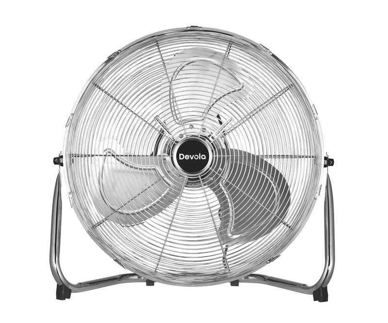 Devola High Power 80W 3 Speed 20-inch DC Floor Fan - Chrome - DV20FFC, Image 1 of 2