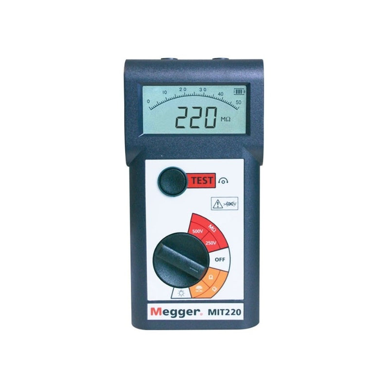 Megger MIT220 250V/500V Insulation & Continuity Tester with Buzzer - MIT220-EN, Image 1 of 1