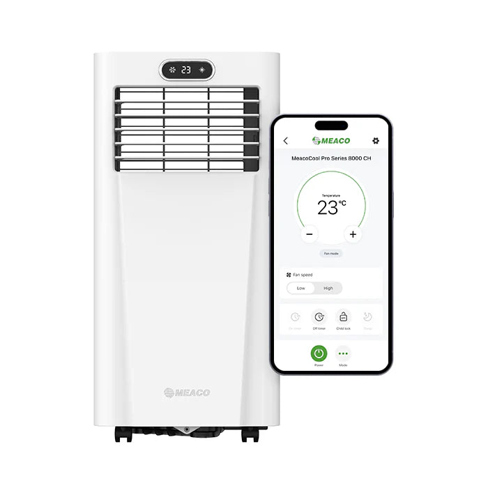 Meaco Pro 8000 BTU Portable Air Conditioning Unit With Heating - MC8000CHRPRO, Image 2 of 9