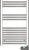 ATC 300W Pacific RF Towel Radiator - Chrome - RFTR780CR