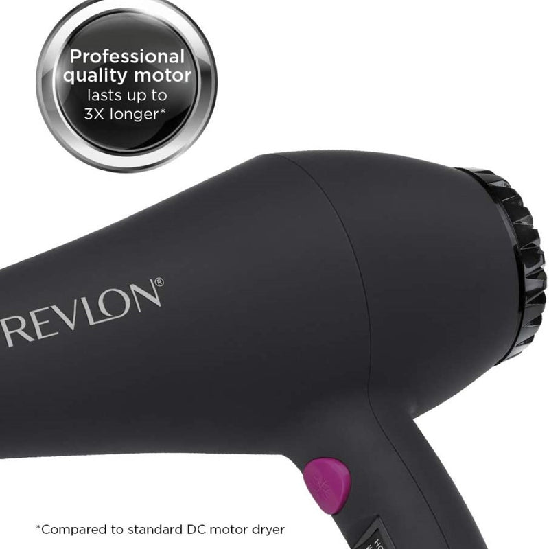 Revlon Perfect Heat 2000W Smooth Brilliance AC Motor Hair Dryer - Black RVDR5251, Image 5 of 7