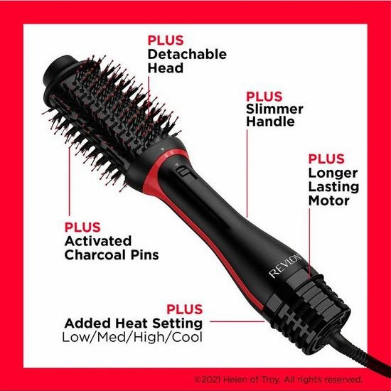 Revlon One-Step Volumiser Plus 2-in-1 Hair Dryer & Hot Air Styler - RVDR5289UK, Image 7 of 7