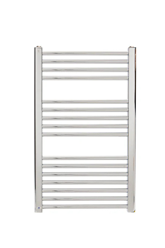 ATC 300W Pacific Heated Towel Radiators - Chrome - Fixed Thermostat - TRC800-500ELE300, Image 1 of 3