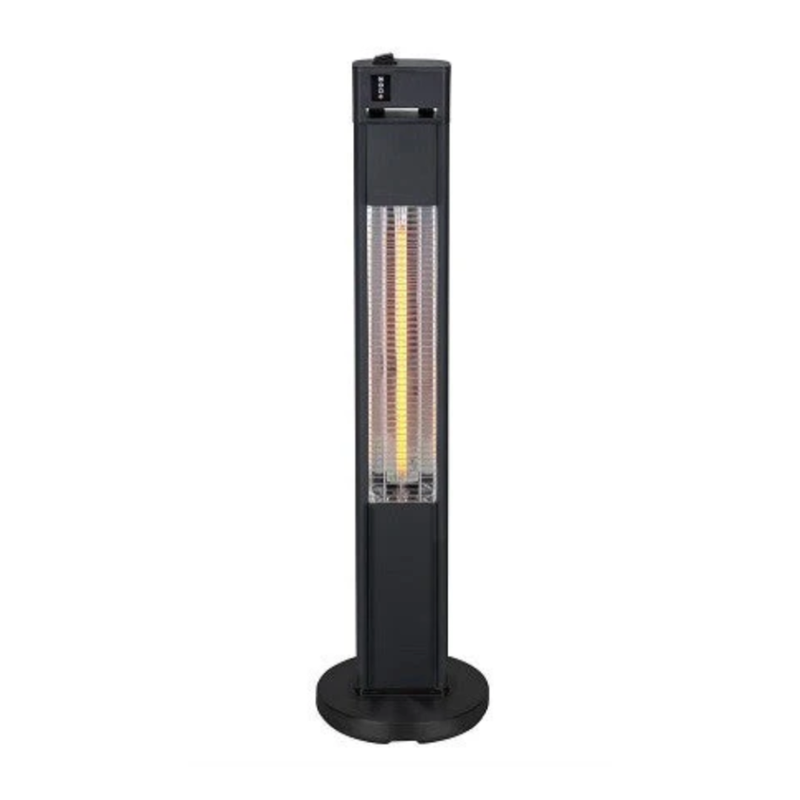 Forum Blaze 1600W Variable Wattage Standing Patio Heater IP55  Black - ZR-32300 - Return Unit, Image 1 of 1