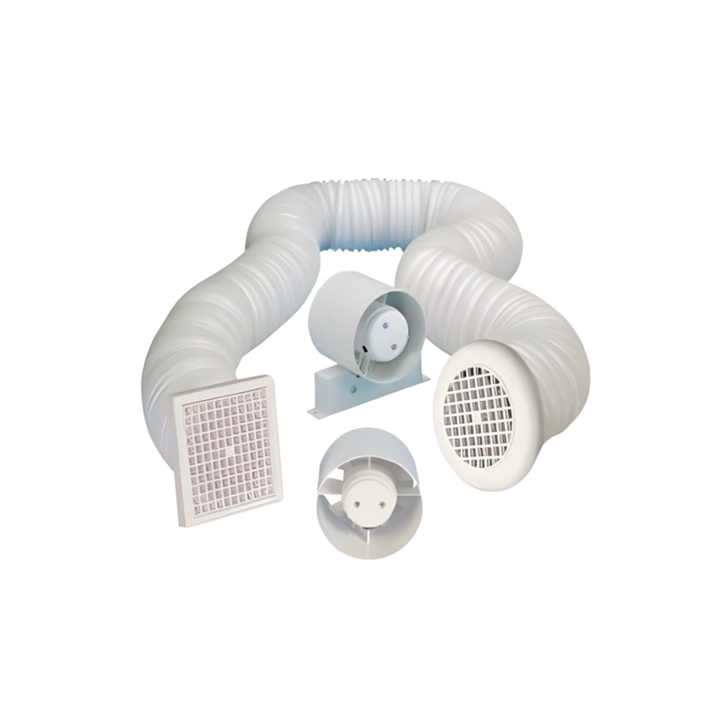 100mm Timer Shower Fan Kit - SF100T, Image 1 of 1